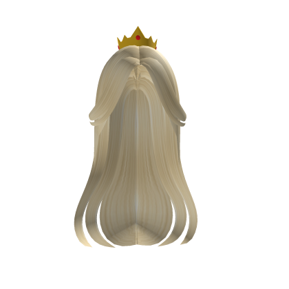 ┆cutie blonde princess hair w/ crown !!
