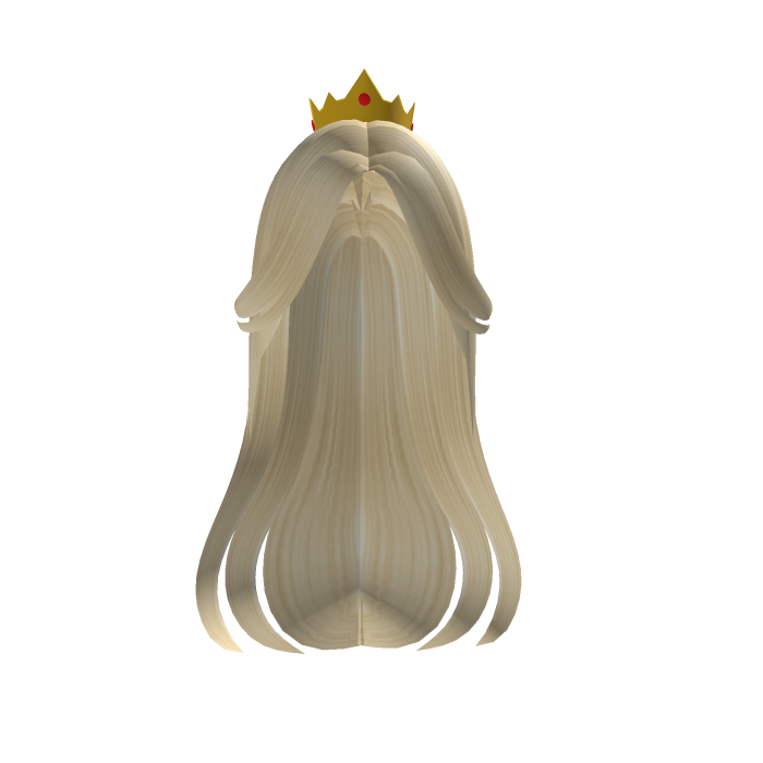 ┆cutie blonde princess hair w/ crown !!