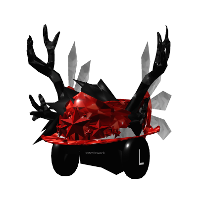 [⏳Limited] Red Valk Fedora + Antlers + Shades Roblox item