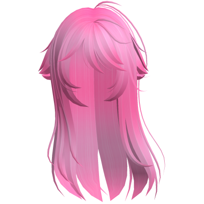 Pink Shy Moe Cat Girl Windy Whispy Hair