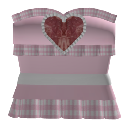 creepy kawaii morute pink plaid dress