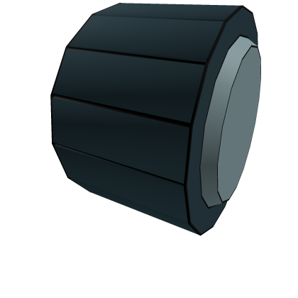 Red alerted mechs left wheel Roblox item