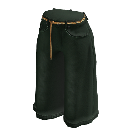 oversized denim jean shorts thumbnail
