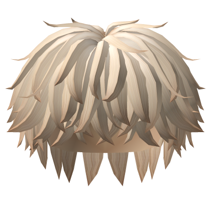 Messy Fluffy Cid Blonde Cheap Hair Roblox item