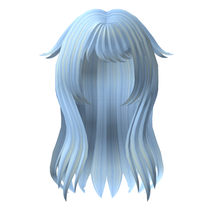 Pastel Blue Foxy Anime Hair thumbnail
