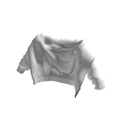 White Off Shoulder Hoodie thumbnail