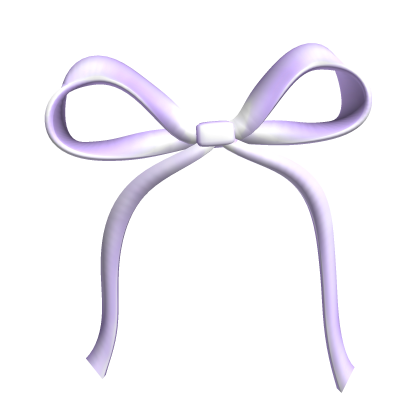 Purple Silk Princess Ponytail Hair Bow Ribbon Roblox item
