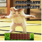 Chocolate grass cast