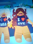 Eve and Mia's apparel