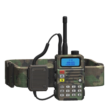 Green Camo Tactical Radio Arm Strap