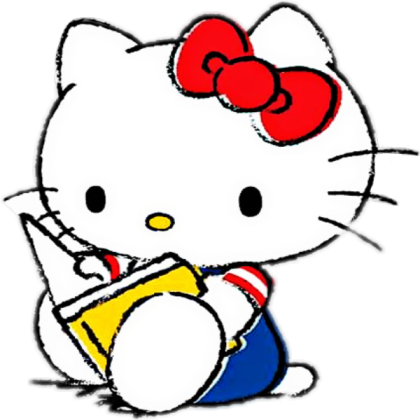 Hello kitty study duty Roblox decal