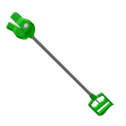 green dino claw grabber BACK