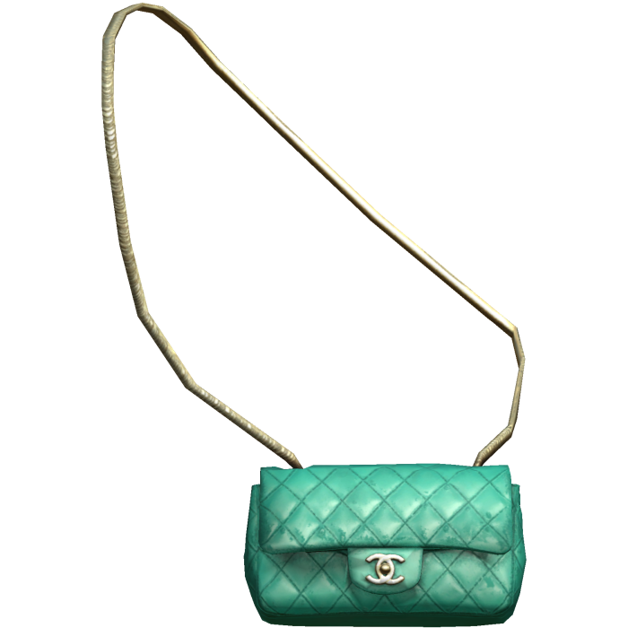 Teal Chanel Purse 