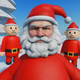 Escape The Scary SANTA CLAWS! (OBBY)