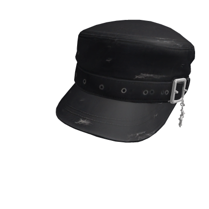 Black Gothic Cadet Cap