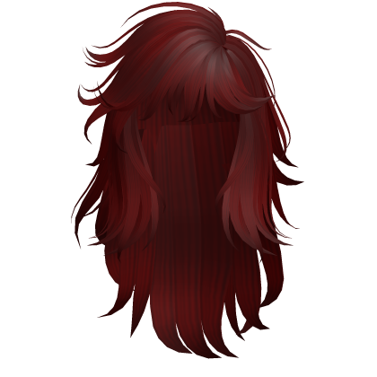Red Emo Long Spikey Vamp Hair Roblox item