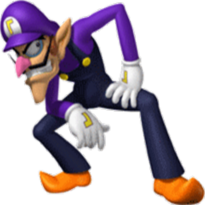 Waluigi transparent Roblox decal