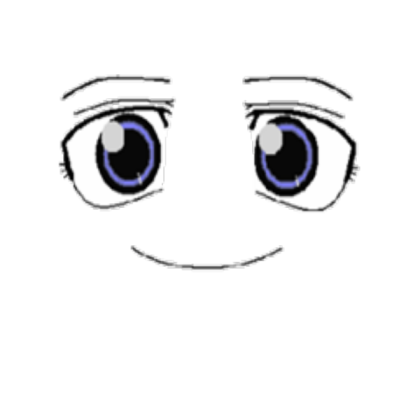 AnimeFace - Transparent Roblox decal