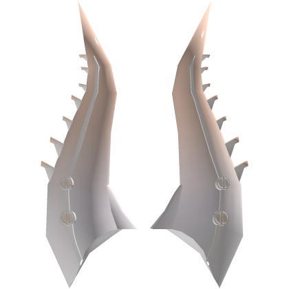 Light Orange/White Horns of Pwnage Recolor (Addon) Roblox item