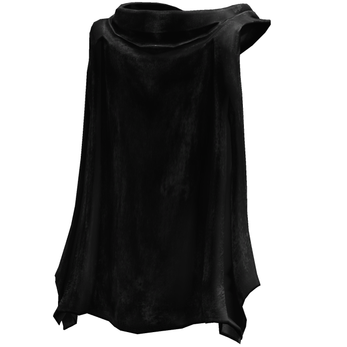 Torn Cape Black
