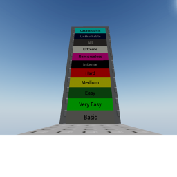 Pro's Wall Hop Difficulty Chart Obby