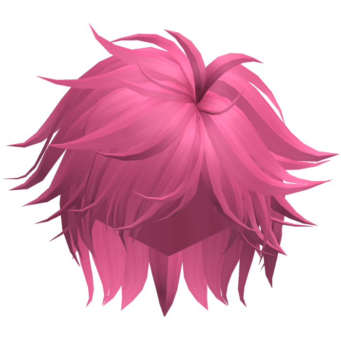 Anime Video Game Spikey Emo Boy Hair (Hot Pink)