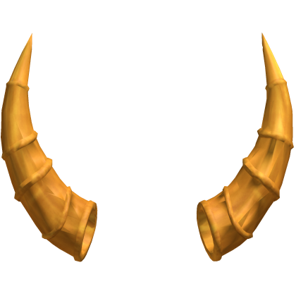 Golden Demon Horns Roblox item
