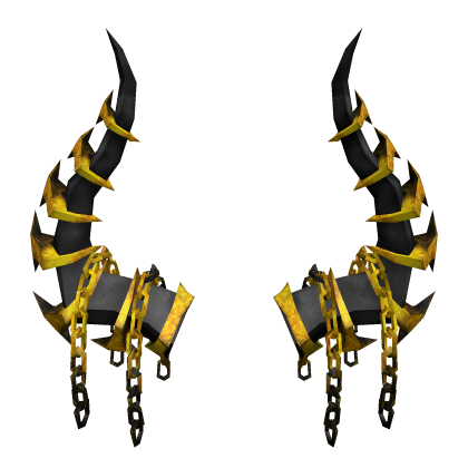 呪物？　ホーンテッドアイテム。 Golden Hellbound Horns Reborn - Roblox