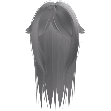 long spiky fox hair in grey