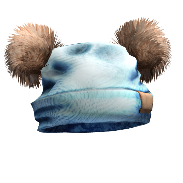 Y2K Double Fur Pom Beanie (Baby Blue)