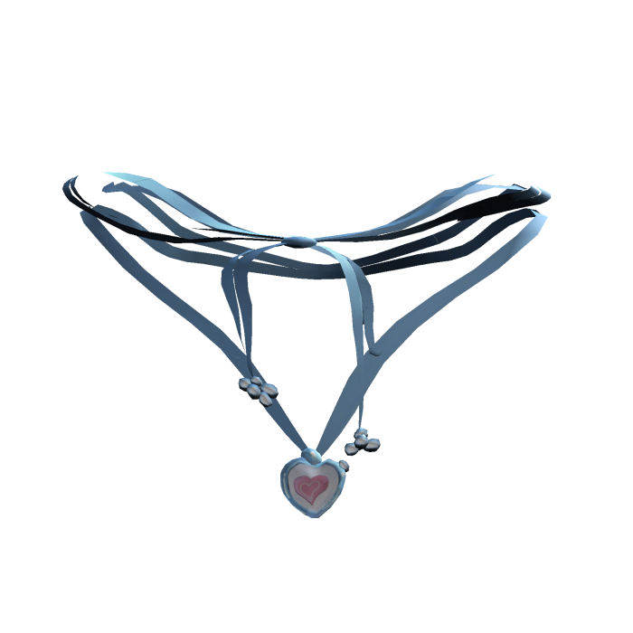 Blue Heart Choker