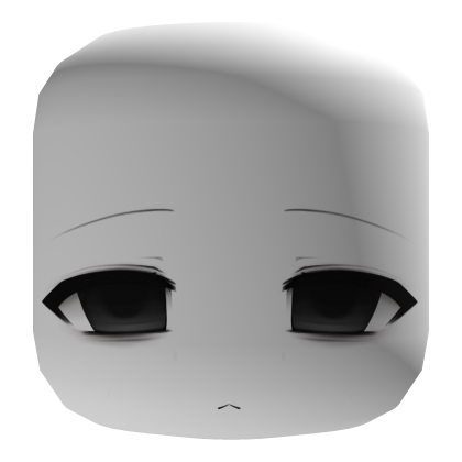 cute neutral inexpressive chibi moe face