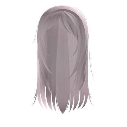 cute long wispy straight pink hair 