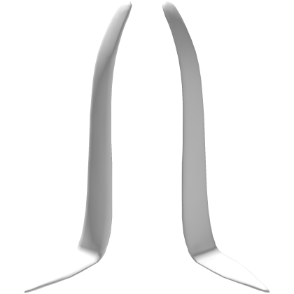 White Long Bunny Ears Roblox item