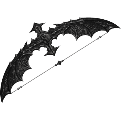 Skullbound Dark Goth Reaper Bow