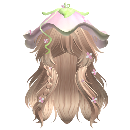 Kawaii Fluffy Layered Flower Hair (Blonde)