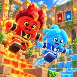[2 PLAYER] Fire & Water Duo!