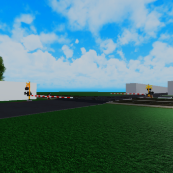 Ba n du n g railroad crossing