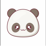 Cute panda squad forever