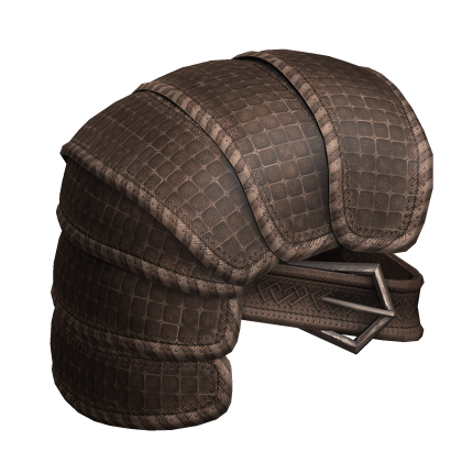 Viking Leather Pauldron - Right Roblox item