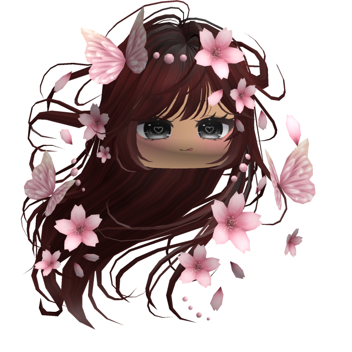 Mystical Sakura Windy Hair (Dark Red)