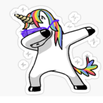 Heart unicorns
