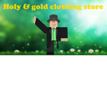Holy & gold clothing store