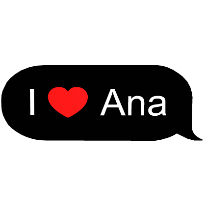 Love Ana HEARTS2HEARTS H2H kpop text Roblox item