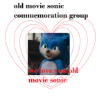 old movie sonic commemoration group
