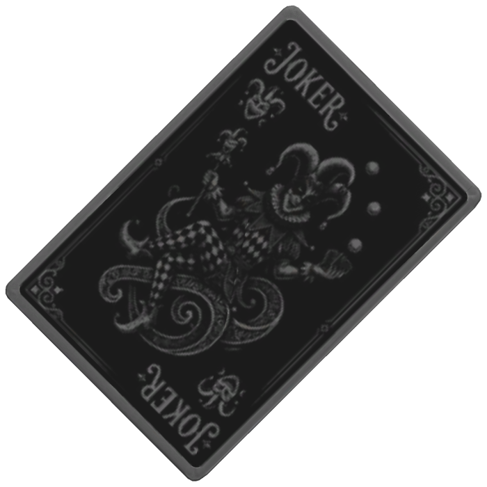 Huge Jester Joker Card