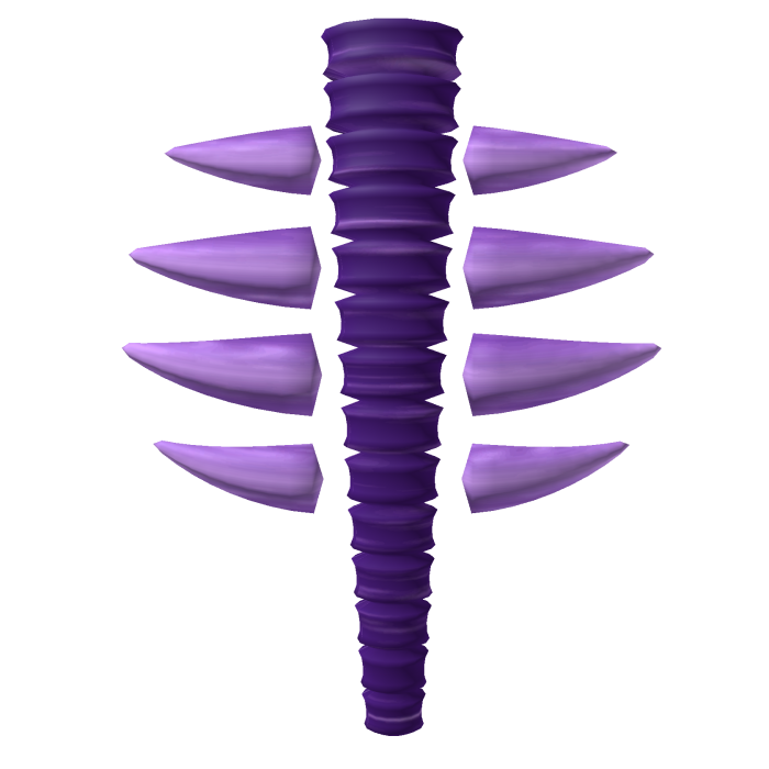 Purple Skeleton Spine