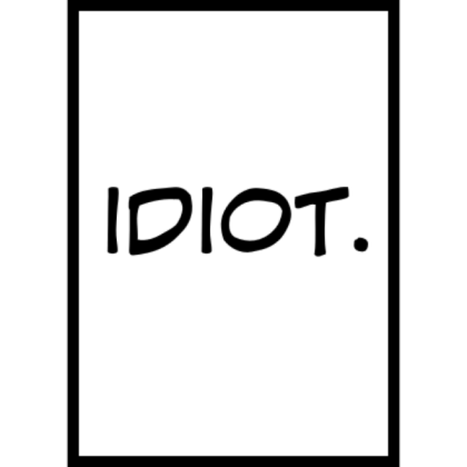Sukuna Manga Panel "Idiot." Roblox decal