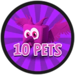 10 Pets Roblox badge thumbnail
