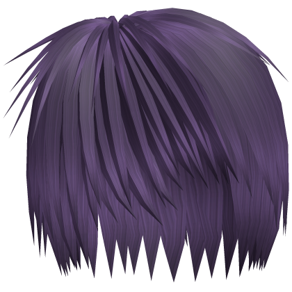 Emo Razor Cut Layered Hair (Purple)